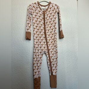 Little Sleepies Rust Rainbow Zippy 12/18 Months